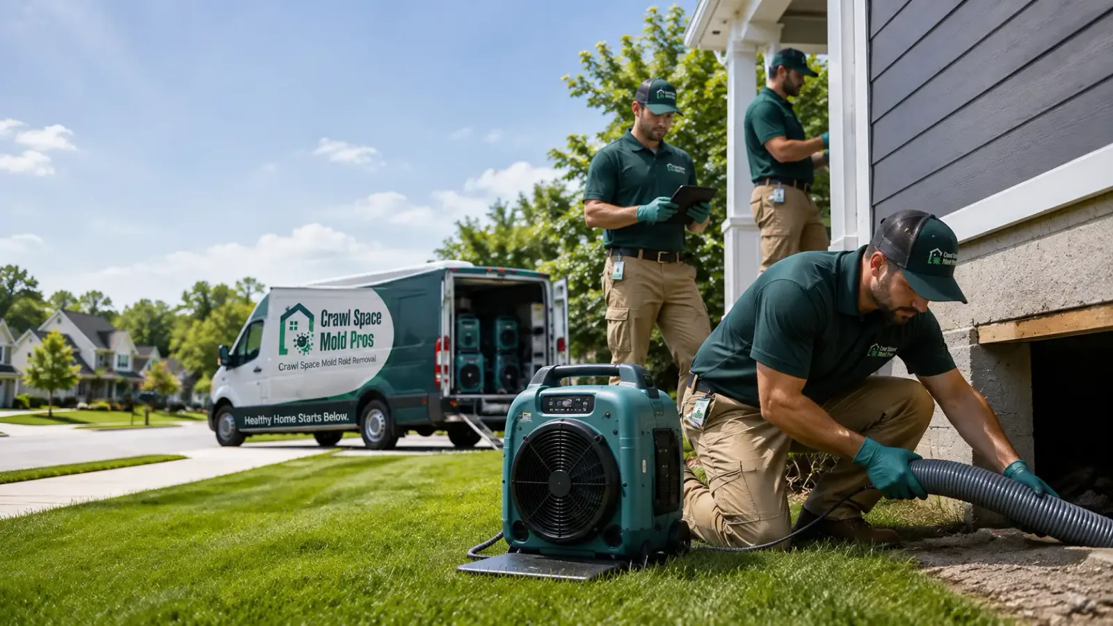 Crawl Space Mold Removal in Willard, OH